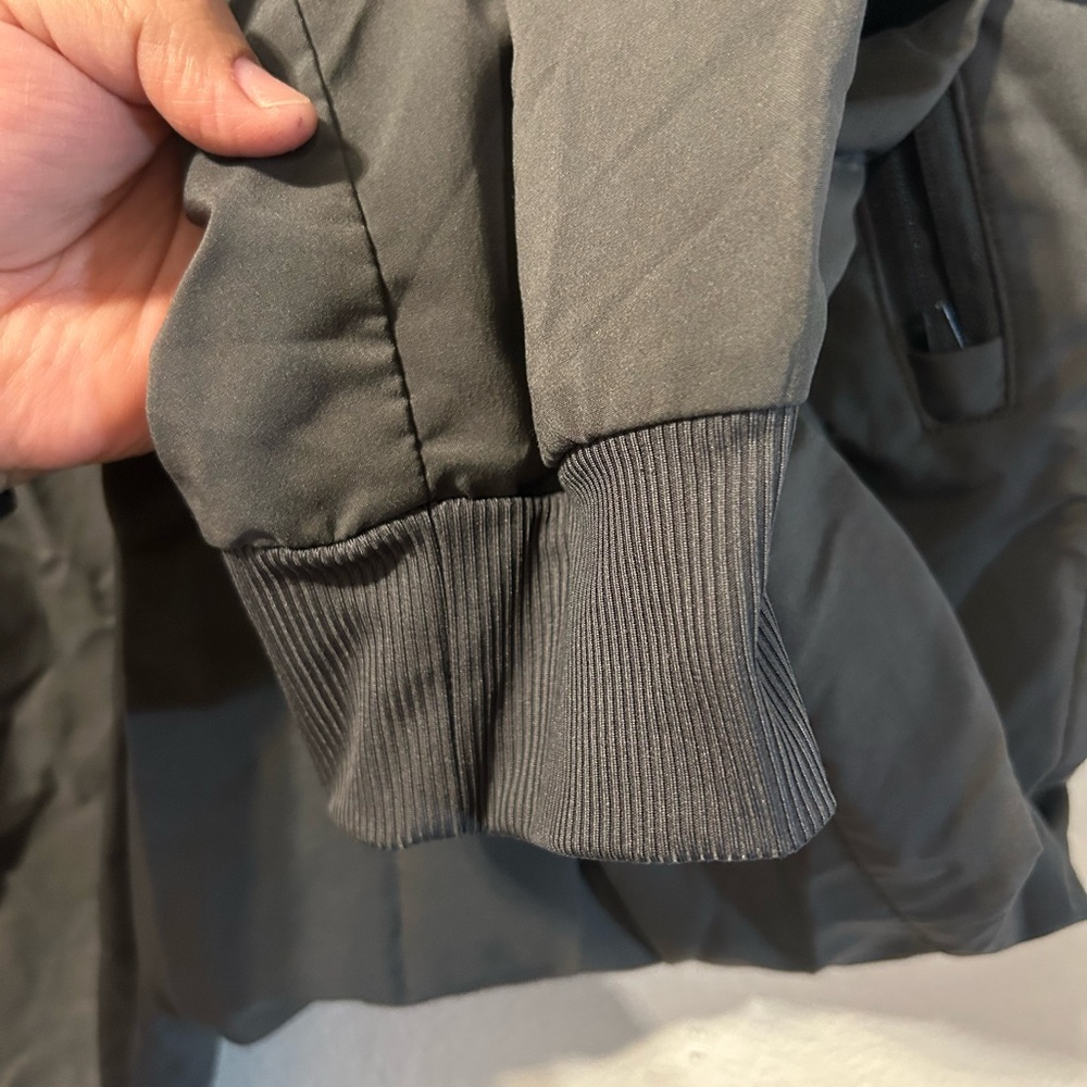 Joggers Mens Size L Stylus Drawstring Mid Rise Gray Quick Dri Zip Pocket (1105) - Picture 4 of 6